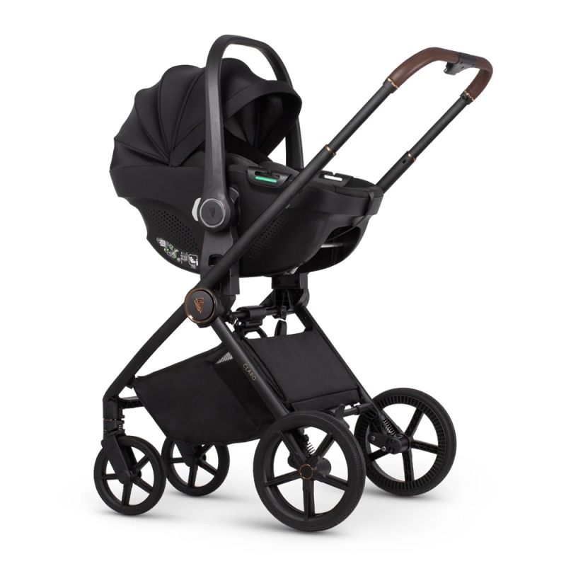 mit passender Babyschale (z.B. VENICCI Tiago) als Travel System nutzbar