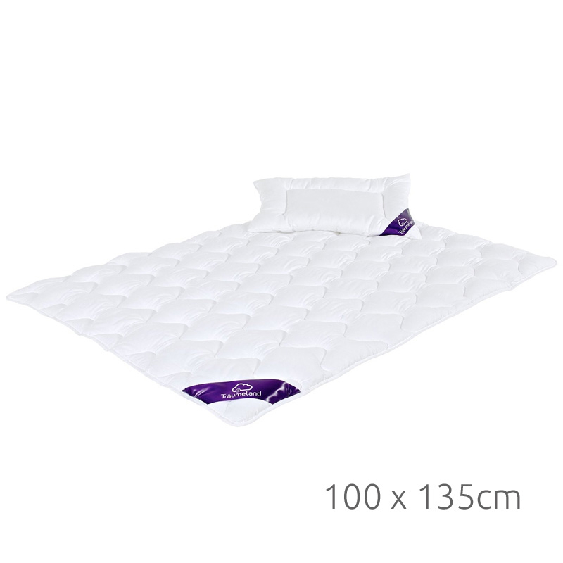 TRÄUMELAND "Märchenweich" Bettdecke 100/135cm + Kissen 40/60cm